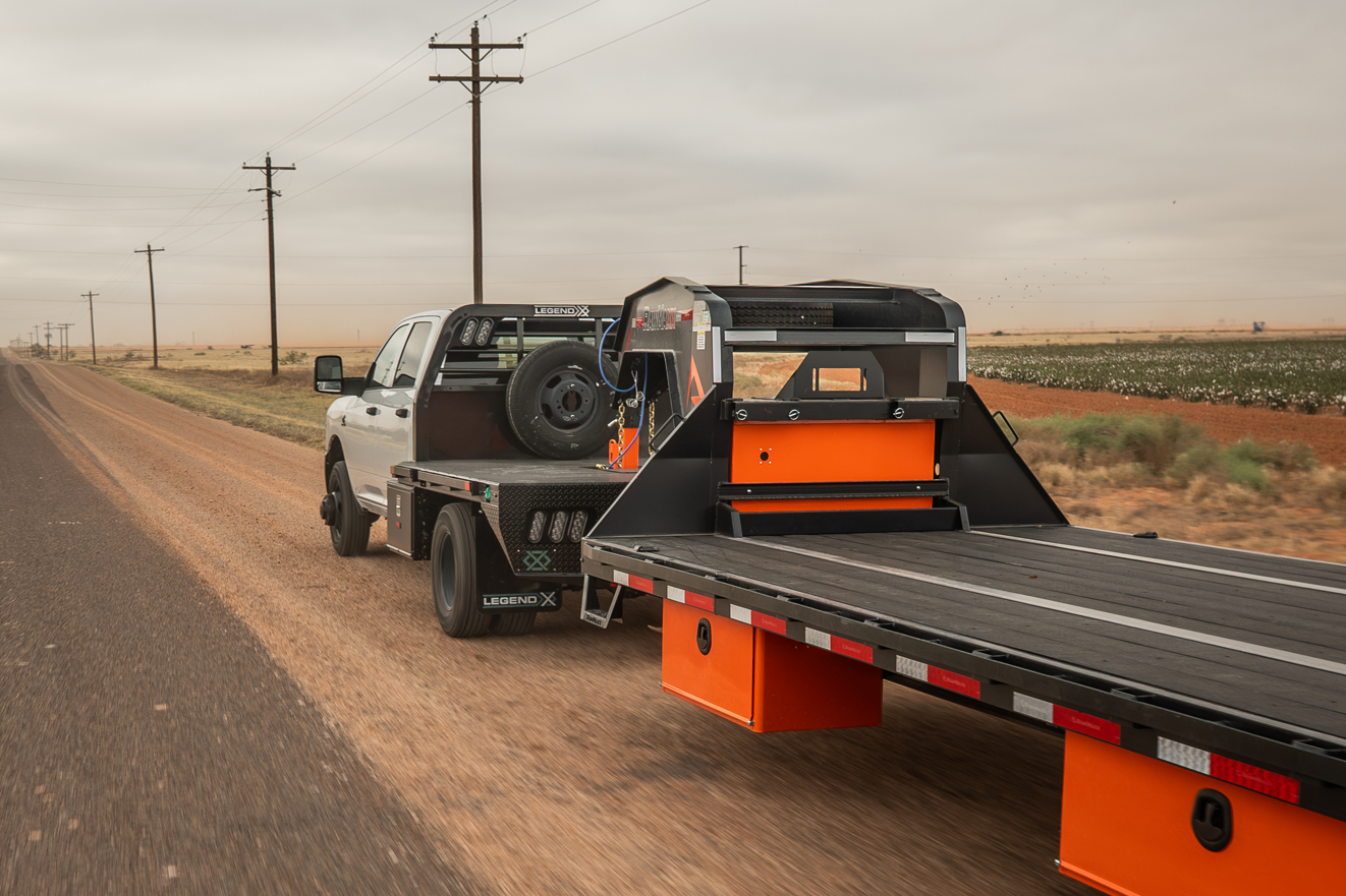 Legend X Spartan Steel Flatbed at Riverside Trailers