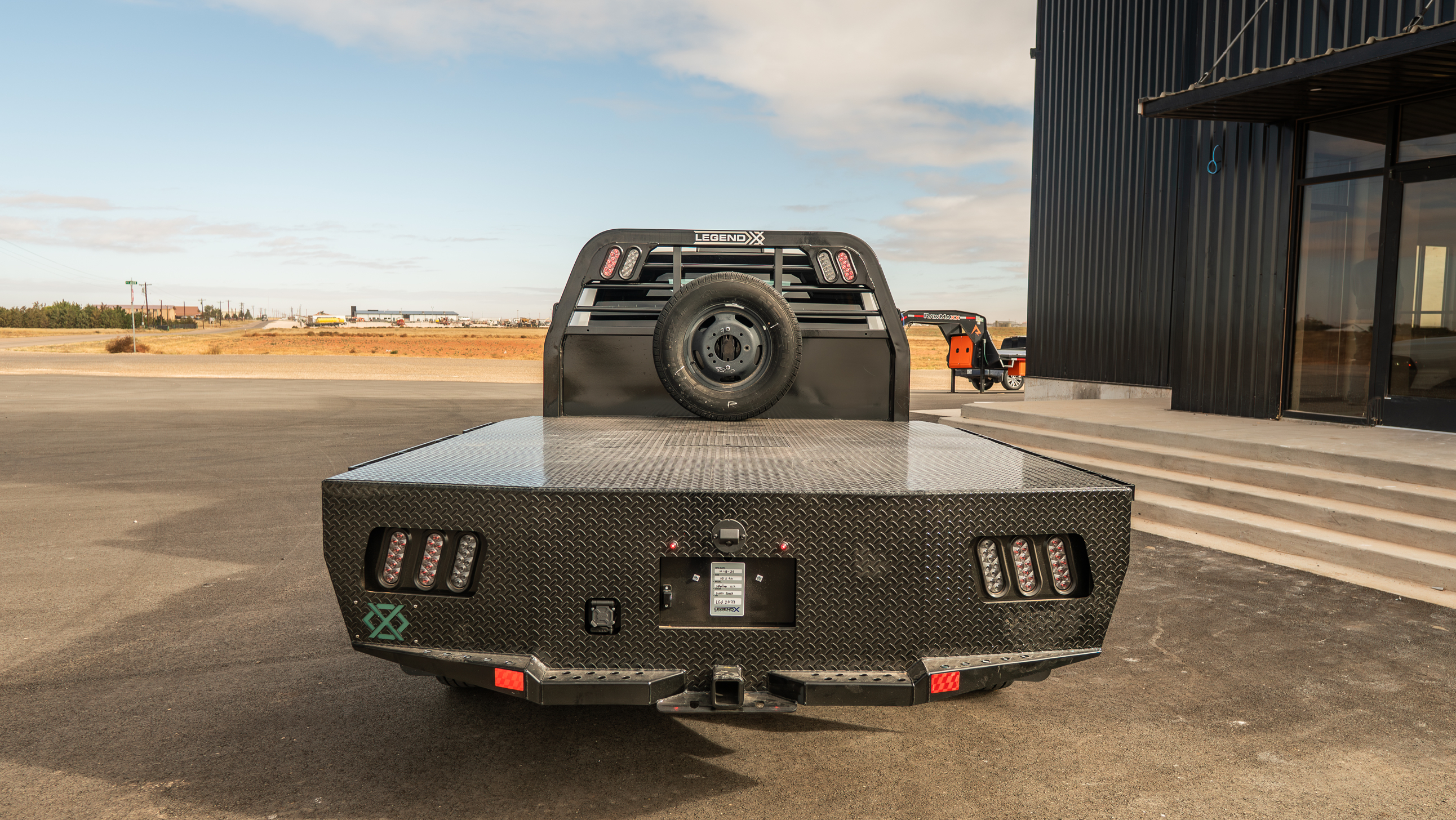 Mounted Legend X Spartan Flatbed